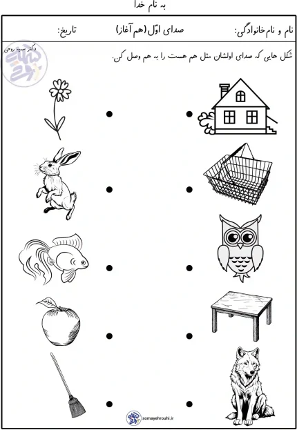 کاربرگ صدای اول (هم آغاز) کاربرگ صدای اول (هم آغاز)