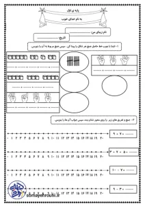 کاربرگ حل مسئله ریاضی اول