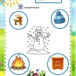 کاربرگ آزمون فارسی پیش دبستان