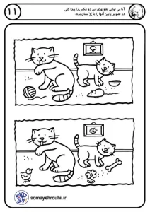 کاربرگ تفاوت ها پیش دبستانی کاربرگ تفاوت پیش دبستان