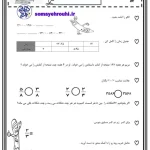 کاربرگ آزمون ریاضی نوبت دوم پایه سوم