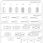 کاربرگ ارزشیابی ریاضی پایه اول