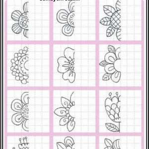 کاربرگ تقارن شطرنجی ریاضی اول دبستان