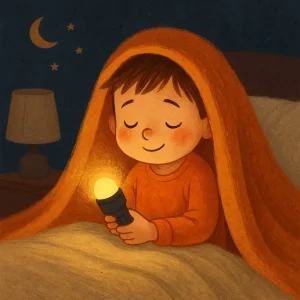 داستان چراغِ کوچولوی زیر پتو