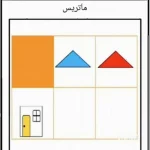 کاربرگ ماتریس ریاضی اول دبستان 