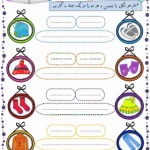 کاربرگ تابستانه املای تصویری فارسی اول ابتدایی