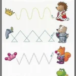 کاربرگ نقطه چین پیش دبستان