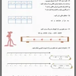 کاربرگ محور اعداد ریاضی پایه سوم