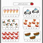 کاربرگ ریاضی آموزش و تشخیص عدد درست پایه اول