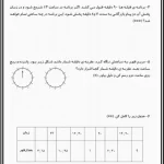 کاربرگ ریاضی مبحث ساعت سوم ابتدایی