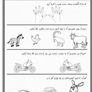 کاربرگ هوش و استعداد یابی پیش دبستان