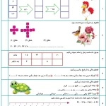 آزمون نهایی ریاضی پایه سوم ابتدایی