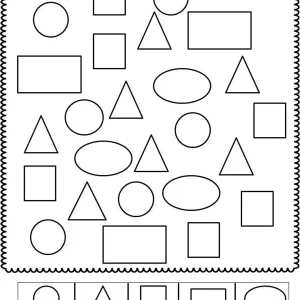 کاربرگ آموزش اشکال هندسی