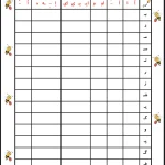 کاربرگ جدول آشنایی با نشانه های فارسی اول دبستان