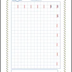 کاربرگ رایگان لوحه نویسی رو صفحه شطرنجی پایه اول دبستان