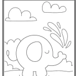 کاربرگ رنگ آمیزی پیش دبستان