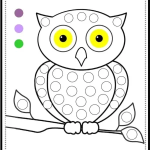 کاربرگ رنگ انگشتی پیش دبستانی