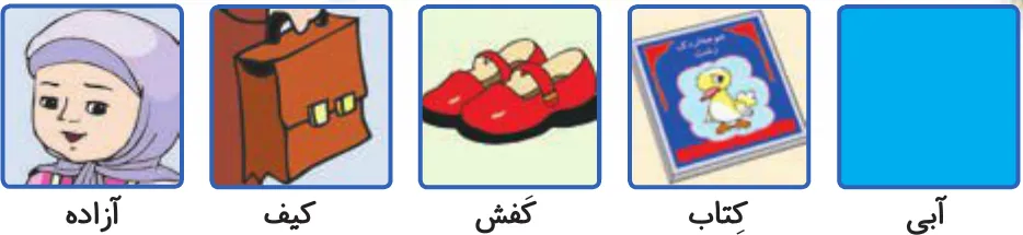 تصویرهای زیر نگاره ، مطابقت تصویر با واژه و بیان شفاهی
