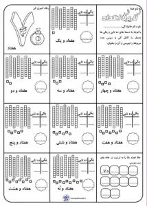 کاربرگ رایگان تم ۱۰ ریاضی اول دبستان آزمون ریاضی اول دبستان