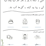 کاربرگ نشانه آ دبستان