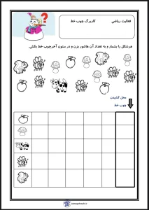 چوب خط ریاضی دبستان