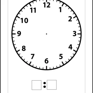 کاربرگ آموزش ساعت