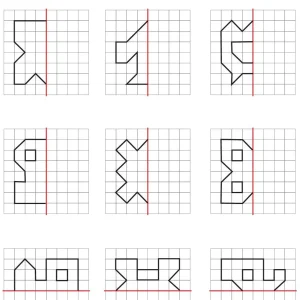 کاربرگ تقارن کلاس سوم ابتدایی