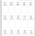 کاربرگ جمع و تفریق تکنیکی