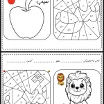 کاربرگ رنگ آمیزی نشانه س-ش