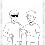 کاربرگ روز جهانی عصای سفید