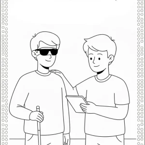 کاربرگ روز جهانی عصای سفید