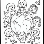 کاربرگ روز جهانی کودک برای پیش دبستانی