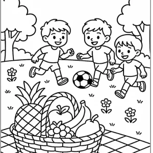 کاربرگ روز جهانی کودک پسرانه