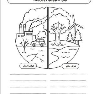کاربرگ علوم درس 2 پایه دوم دبستان
