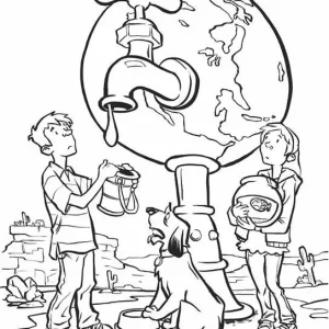 آموزش صرفه جویی آب برای پیش دستانی ها