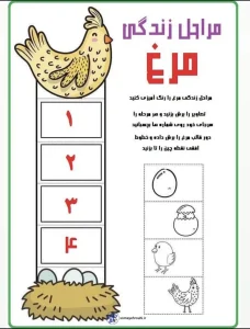 کاربرگ پیش دبستانی