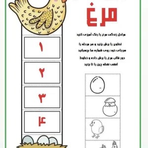 کاربرگ پیش دبستانی