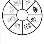 کاربرگ گردونه کلمات هم پایان فارسی اول ابتدایی