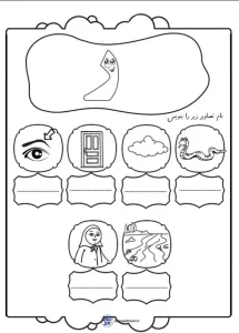 املای تصویری نشانه ر