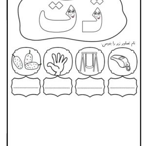 املای تصویری نشانه ت