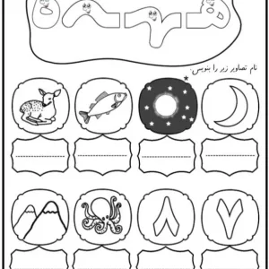 املای تصویری فارسی نشانه ه