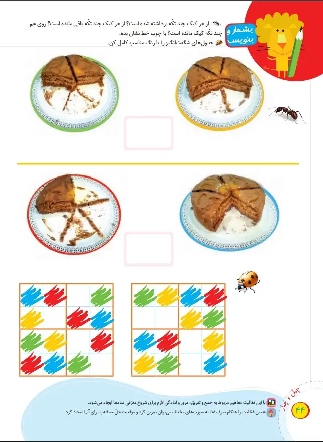 تدریس تم 7 ریاضی پایه اول-صفحه 44