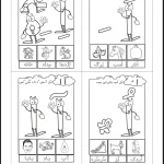 کاربرگ نقاشی نشانه ها فارسی اول دبستان