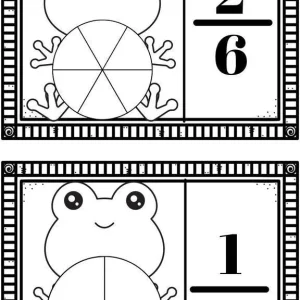 کاربرگ کسرها ریاضی سوم دبستان