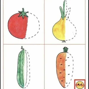 کاربرگ تقارن ریاضی اول دبستان