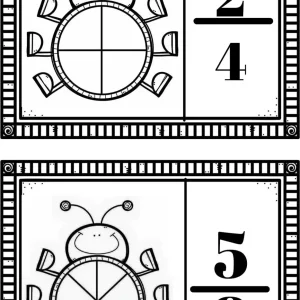 کاربرگ تمرین کسرها ریاضی سوم دبستان