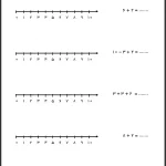 کاربرگ جمع و تفریق با محور کلاس اول