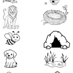 کاربرگ خانه حیوانات پیش دبستانی2