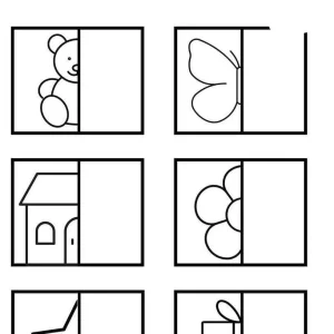 کاربرگ ریاضی اول ابتدایی تقارن