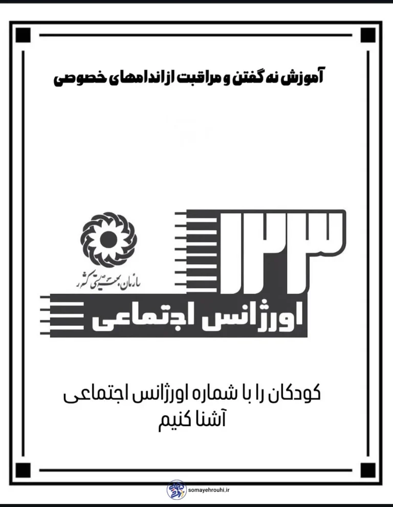 کاربرگ های آموزش نه گفتن کودکان به افراد ناشناس